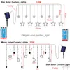 Led Strings Solar Light String Curtain Romantic Rope Lights With Remote Control Outdoor Star Garland Moon Lamp Bar Home Decoration P Dhhtl