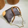 5a Hochwertige Umhängetasche, Vintage-Druck, Damen-Odeon-Totes, braune Blumen-Umhängetaschen, Designer-Handtaschen, modische Umhängetasche, Hobo-Geldbörse, Clutch, Totes-Tasche