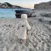 Towels Robes Bathrobes for Kids KS Flannel Boys and Girls Capes with Hoods Wearable Embroidered Bath Towels Baby Bath Robes 231024