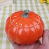 Bottiglie di stoccaggio Barattolo di zucca in ceramica Decorazioni per matrimoni vintage Tè profumato Contenitore per vasi di miele Contenitore portatile in ceramica Lattina di fiori di caramelle