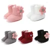 Boots Winter Warm Born Toddler Knitted Baby Girls Boys Shoes Soft Sole Fur Snow Prewalker Booties For 0-18M
