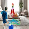 Sport Toys Children's Sports Toy Foot-Stepping Air Rocket Launcher Toys Outdoor Luminous Ejection Flying Flash Rocket Interactive 231023