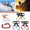 Klättringsele Professional Rock Sports Safety Belt Rock Climbing Harness Säkerhetssele för arbete i höjd utomhusöverlevnadsutrustning 231024