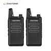 Walkie Talkie 2 pezzi Zastone X6 Mini Walkie Talkie bambini UHF Raido Walkie-talkie 400 Mhz Radio bidirezionale FM Ricetrasmettitore Comunicatore USB 231023