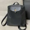 Mochila de nylon masculina e feminina, bolsa de viagem, designer, grande capacidade, bolsa de ombro, logotipo, bolsa bordada, à prova d'água, zíper, mochila escolar