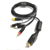 Kontrolery gier 100pcs Audio Video Cable Conbel Converter przewód przewód przewód NTSC/PAL Przełącznik systemowy z przewodem ładowania USB