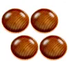 Plates Round Shaped Bowl Sauce Dishes Dipping Small Wooden Bowls Serving Mini Dinnerware