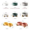 Dog Bowls Feeders Ceramic Dog Feeding Bowl Pet Feeder Goods For Cats Puppy Food Water Container Storage Waterer Accessories Animal Supplies #P003 231023