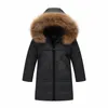 Doudoune veste d'hiver pour filles Version coréenne mode enfants Parkas vêtements d'extérieur chauds enfants 5-14 ans pardessus