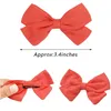 Headwear Hair Accessories 3.5Inch Baby Bows Alligator Clips Boutique Girls Barrettes Pigtail For Little Toddlers Kids In Pairs Drop De Amhwo