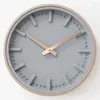 Väggklockor Rose Gold Nordic Design Round Silent modeklocka Hängande batteridrivna klockor vardagsrum Horloge Murale Home Decor