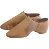 Stage Wear 2023 Oryginalne skórzane buty jazzowe Soft Dancing Sneakers