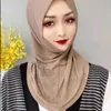 Etnik Giyim 2023 Yenilik Müslüman Giymek Kolay Kadın Hijabs Giyiyor