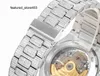 VVS Diamond Watch cassa dell'orologio in argento pieno di diamanti 324 5711 automatico in acciaio inossidabile diametro 40 mm