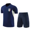 2023 2024 Italien Korta ärmar Tracksuit Camisetas de Football Jerseys Training Suit 23 24 Italien Chandal Futbol Surtetement Sweatshirt Set