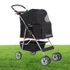 4 Wheels Pet Stroller Cat Dog Cage Stroller Travel Folding Carrier 5 Color 04T26398085990