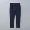 Pantalons pour hommes printemps et été taille élastique lisse Western Casual Slim Fit Tube droit Business Small