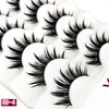 False Eyelashes 5Pairs Cos Dance Performance Eyelash Handmade Cross Female Japanese Thai 3D Natural Manga Lashes Extension 231024