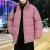 Men's Down Parkas 2023 Streetwear Winter Two Sides Wear Coat Men Solid Color Bubble Jacket Oversized Warm Korean Fashion Puffer 231023