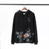 2023 Herren und Damen Hoodie Sweatshirt Herbst Winter Cherry Plum Blossom Butterfly Hochwertiger Pullovermantel 8 COLOURS1