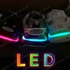 Med Box Balencigalies Track LED 3.0 Designer Shoes Mens Womens Sneakers Luxury Trainers Triple Black White Pink Blue Orange Purple Gul Tracks Led Sports Shoe