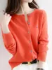 Womens Sweaters Clearance Spring And Autumn Cardigan Loose Large Size Crewneck Wool Sweater Blouseo Female Casual Long Sleeve Tops 231024