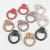 Boucles d'oreilles pendantes avec strass rouge, déclaration géométrique, ethnique, grand cristal rond noir, bijoux en forme de goutte, vente en gros