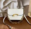 Luxury Chain Messenger Women's Bag Saddle Bags Shoulder Crossbody File Holder