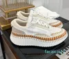 Nama Sneakers Buty Designer Buty Kobiety Wzór poczty Rainbow Platform Sneaker Running But Recycled Mesh Rozmiar tkaniny