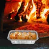 Contenedores para llevar, 30 Uds., caja de lata de papel de aluminio, moldes desechables para pan y pasteles, comida conveniente para Pizza