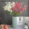 Fiori decorativi 73 cm Seta artificiale Fiore di pesco Soggiorno Tavolo di casa Vaso Ornamento in vaso Disposizione di nozze Decor Fiore finto Po