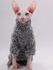 猫の衣装Duomasumi Super Cool Outfits秋の冬暖かい毛のないアパレル服スフィンクス服
