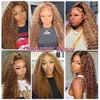 Lace Wigs Beau Highlight Water Wave Bundles Human Hair Peruvian 4 27 Brown Curly 3 231024