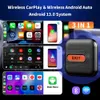 سيارة جديدة QCM6125 AI Box Android 13.0 Adapter Wireless Carplay Android Auto Bluetooth Multimedia Video Player for Carplay Wired