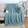 Blankets Knitted Toddler Student Dormitory Blanket Style Plaid Newborns Beach Chair Sofa Bedspread Home Decor