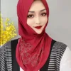 Etnik Giyim 2023 Yenilik Müslüman Giymek Kolay Kadın Hijabs Giyiyor