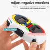 Rotating Magic Beans Cube Fingertip Finger Toys Kids Adults Stress Relief Spin Bead Puzzles Children Education Intelligence Game