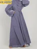 Etnische kleding Chaomeng Eid Mubarak Abaya Dubai Turkije Kaftan Islam moslim voor vrouwen Kimono Ramadan Bescheiden gewaad Femme Caftan Marocain