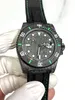 VS montre pour hommes diamètre 40mm, boîtier en fibre de carbone couleur miroir saphir mouvement 3135, fonction lumineuse