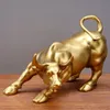 Decorative Objects Figurines Vilead Wall Street Bull Sculptures Statue Animal Figurines Office Desk Decor Modern Art Interior Home Decoration Accessories 231023