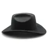 New Women's shiny Cowboy Hat Men's luminous Caps Felt Fedora Hats for Women Fedoras Men Jazz Top Cap sequin Dance Party Hat Trilby Christmas