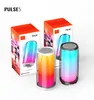 LED Pulse5 Bluetooth -högtalare Bluetooth -högtalare Portable Full Screen Light Heavy Subwoofer Gift