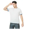 Men's T Shirts 897504629 Men's Long Sleeve Tall Dress Shirt Men T-Shirt Short Ice Fashion Silk Round Relaxed Collar 3xlt For