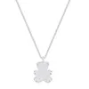 Swarovskis Collier Designer Femmes Original Qualité Colliers De Luxe Mode Rose Coeur Ours En Peluche Collier Saint Valentin Cadeau