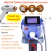 depilazione laser a diodi professionale a 3 lunghezze d'onda 808nm/755nm/1064nm macchina di bellezza laser e ringiovanimento della pelle