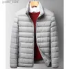 Men's Down Parkas Men's high-quality autumn down jacket short puffer warm thin down coat Q231024