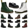 2024 designer laarzen dr martins winterlaarzen Leer zwart Halve laarzen Kniedoc martens klassieke westerse snowboots winterlaarzen platform dameslaarzen