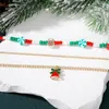 Pendant Necklaces Fashion Christmas Multi-layer Necklace For Women Santa Claus Bells Tree Charm Beads Choker Year Party Jewelry