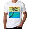 Heren Polos Palm Tree Sunset T-shirt Vintage Kleding Dierafdruk shirt voor jongens tops aangepaste t shirts ontwerp je eigen heren