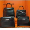 Women Box Leather Handbag Bag Box Top Layer Cowhide Crossbody Handväska Ny sommar 2023 L
